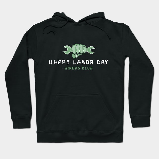 happy labor day bikers club, labor day holiday, labor day 2020, labor day for real american workers, labor day party, Hoodie by BaronBoutiquesStore